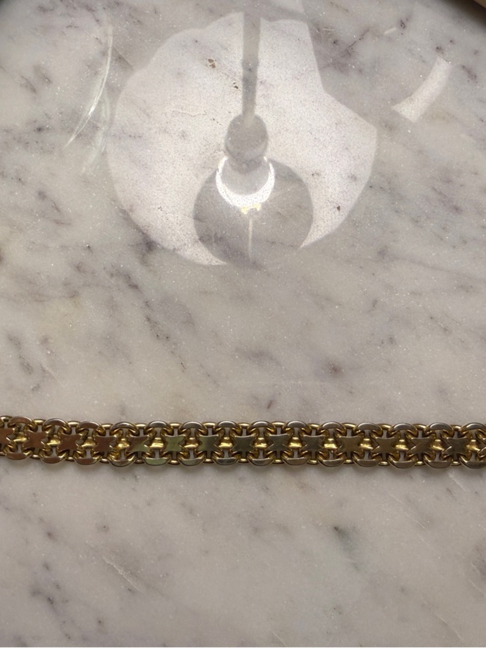 Christian Dior Gold Link Chain Bracelet (10-12K Gold) - Picture 2 of 6